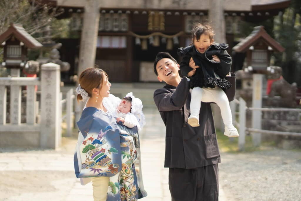お宮参りのすてきな1枚