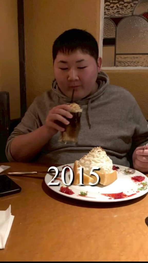 中学に入ると、ふくよかな姿に