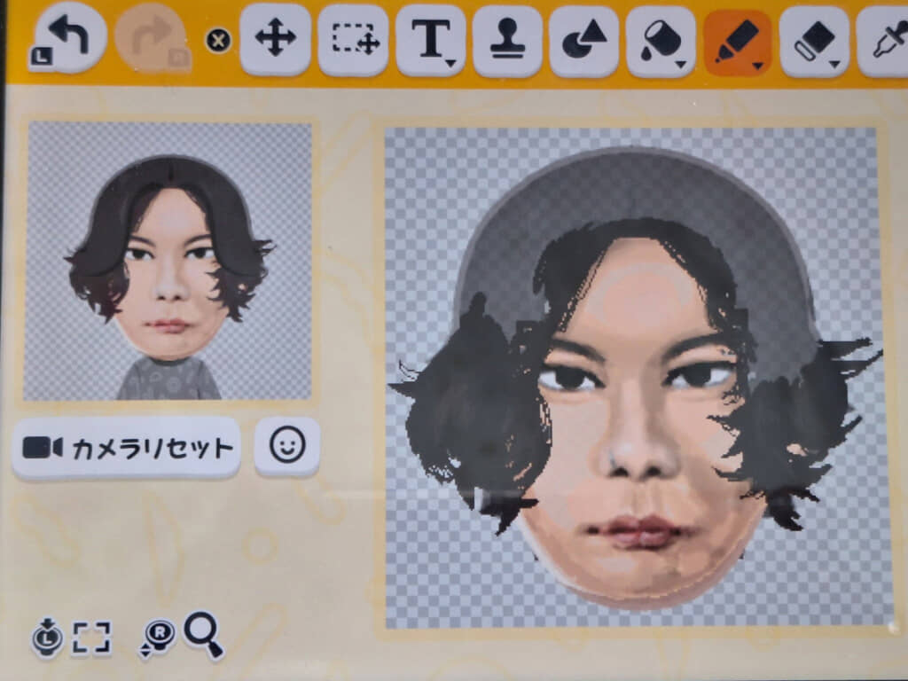 フェイスペイント機能で顔を自由に描けるとはいえ、ここまで描き込める技量がすごい