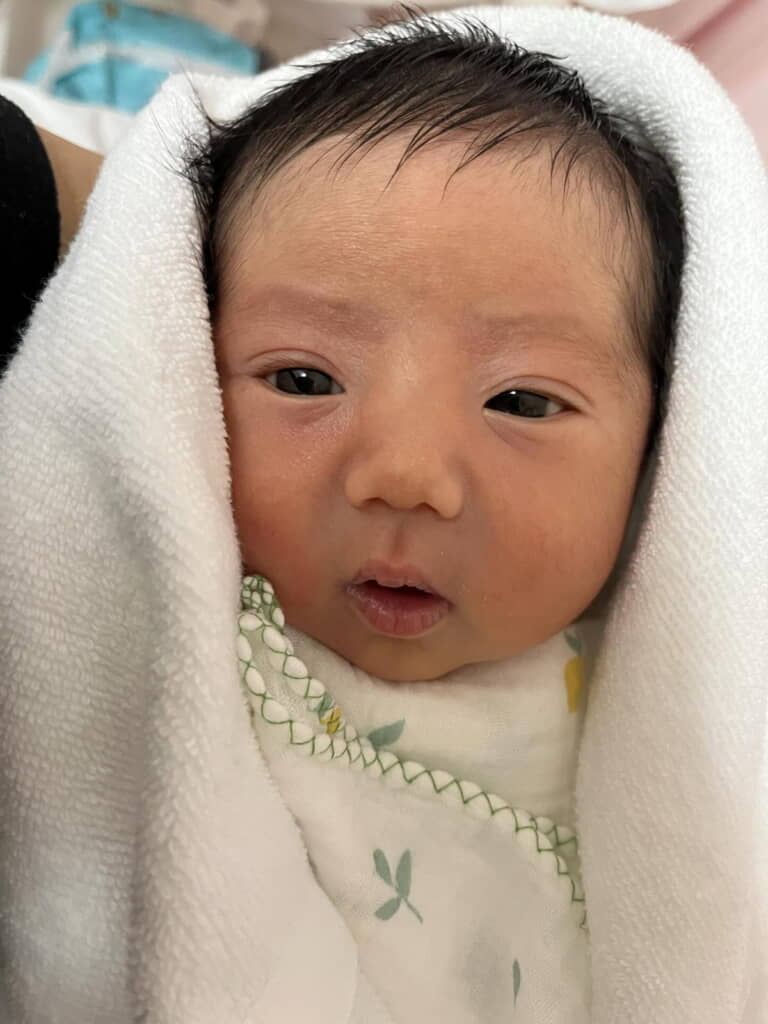 1日目とは思えないぱっちり二重