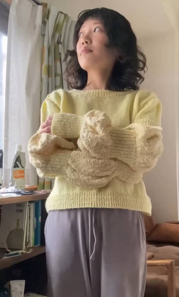 腕を組んでみたところ