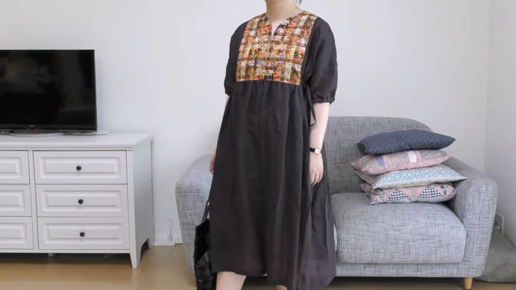 大人の女性に寄り添ったシルエット