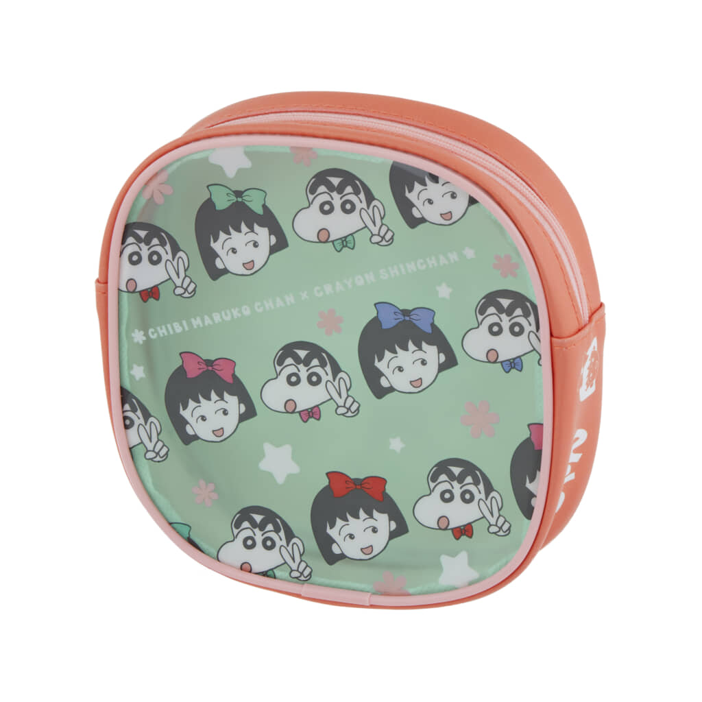 付録『ちびまる子ちゃん×クレヨンしんちゃんコラボ記念! まんまるポーチ』(C)S.P(C)U/F