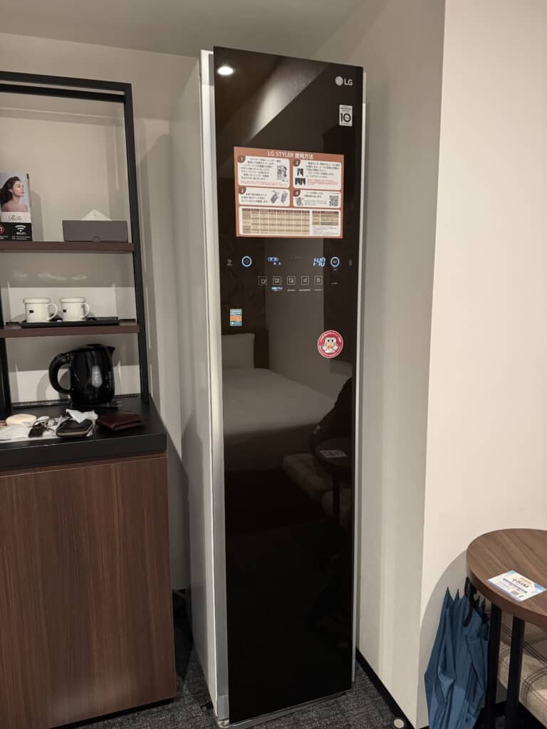 ホテルにあったクリーニング機