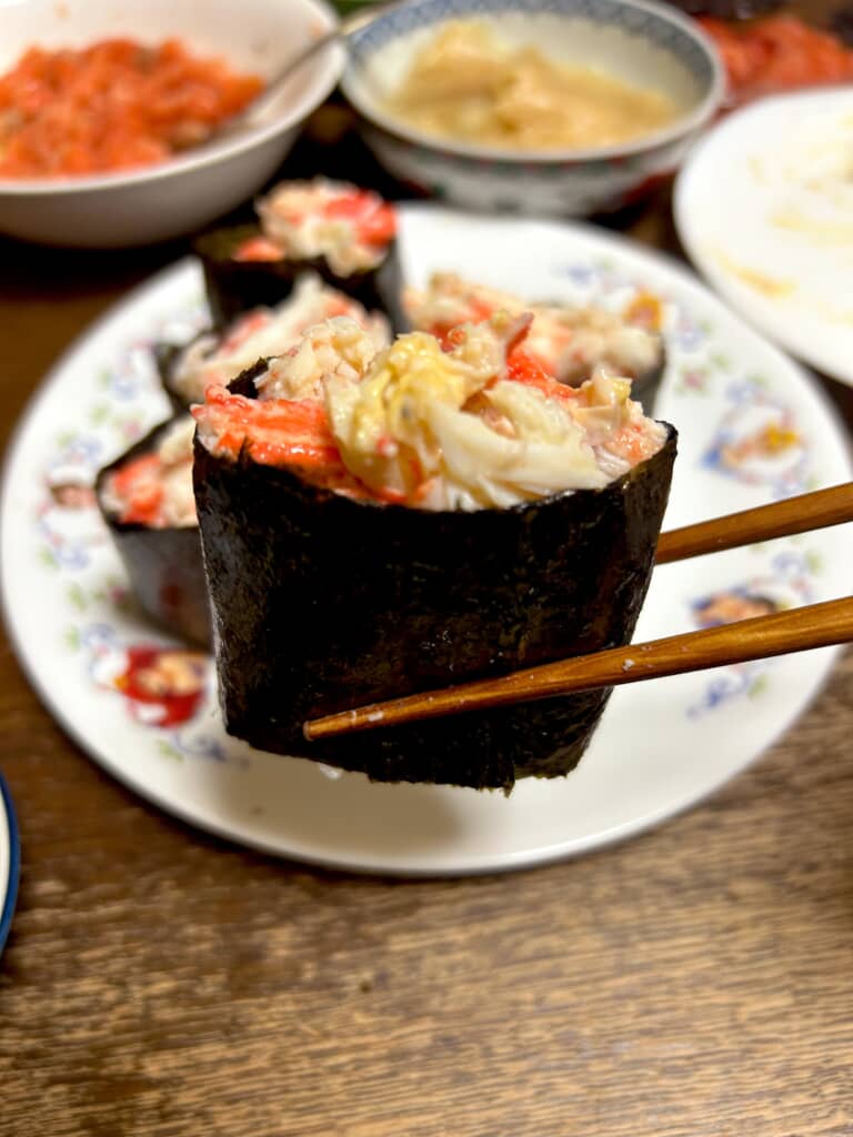 カニがたっぷり