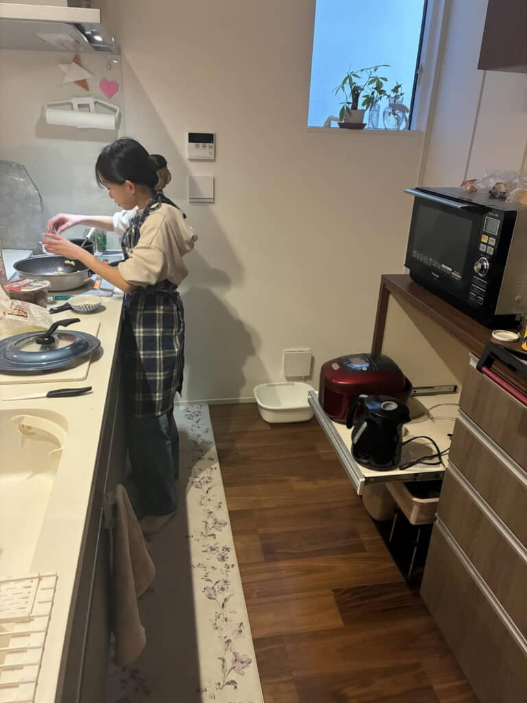 娘さんが料理を担当!