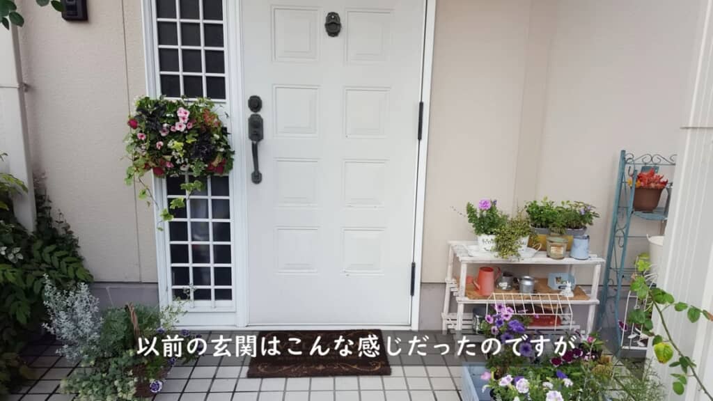 シンプルな玄関が