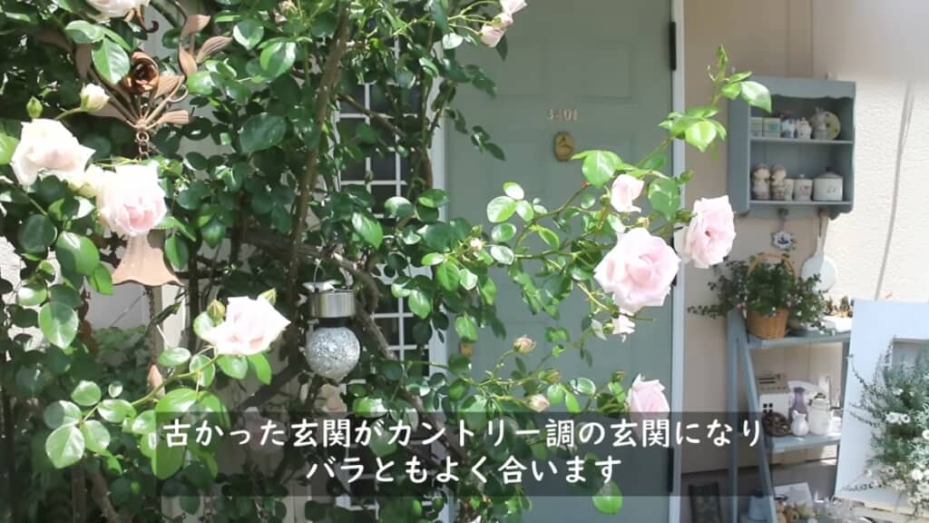 おしゃれなカントリー調の玄関になりました