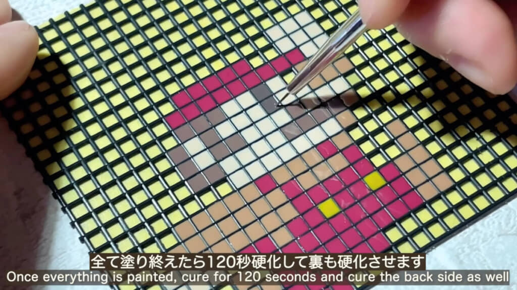 1マスずつ埋めていく作業を楽しむ投稿主さん