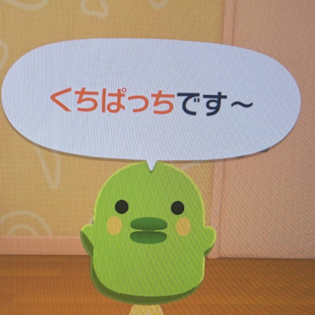 トモコレで再現したくちぱっち(正面)