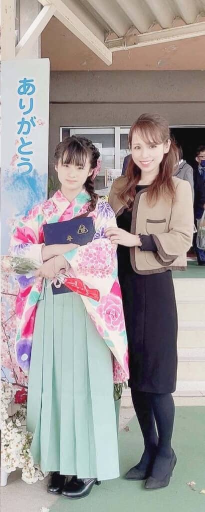 小学校の卒業式。6年でこんなに成長!