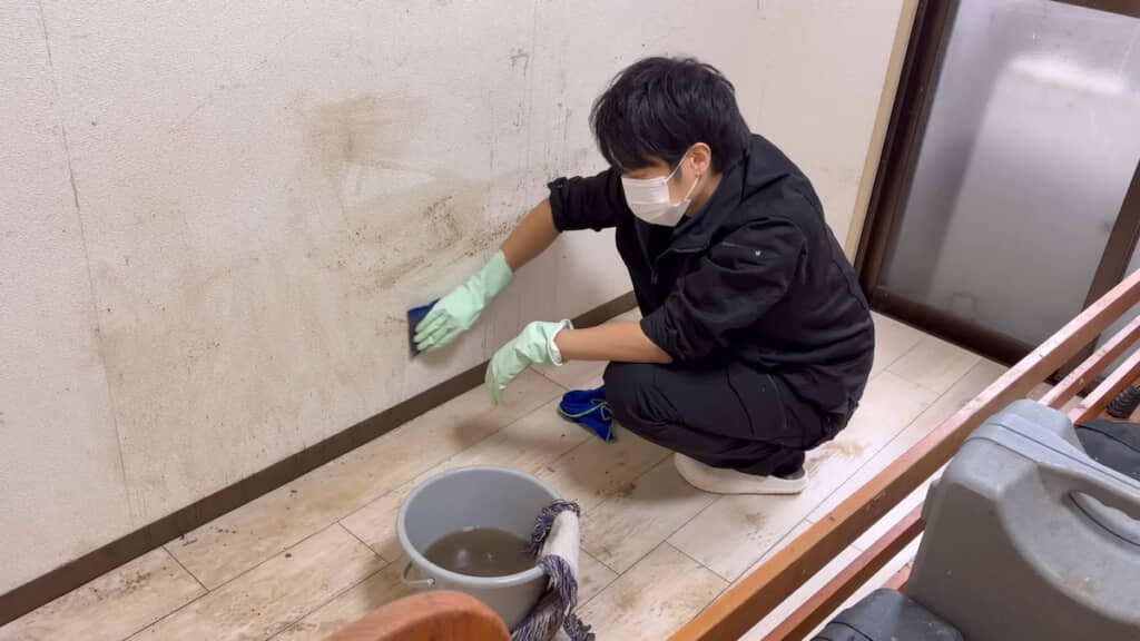 壁に付いた虫のフンは特に臭いが強いそうです