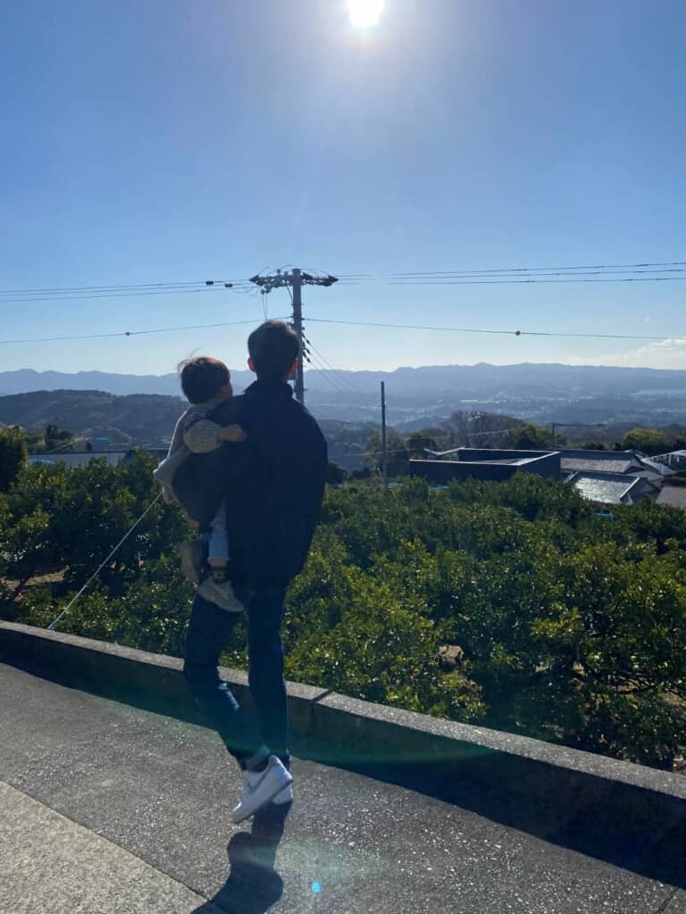 散歩中のワンショット