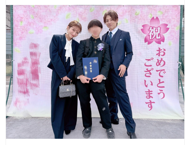 3月に中学を卒業した青空さん（画像は辻希美オフィシャルブログから）