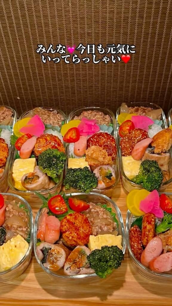 愛情が詰まった彩り豊かなお弁当