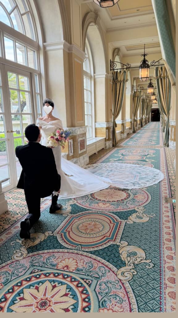 母が娘のために作ったウエディングドレス