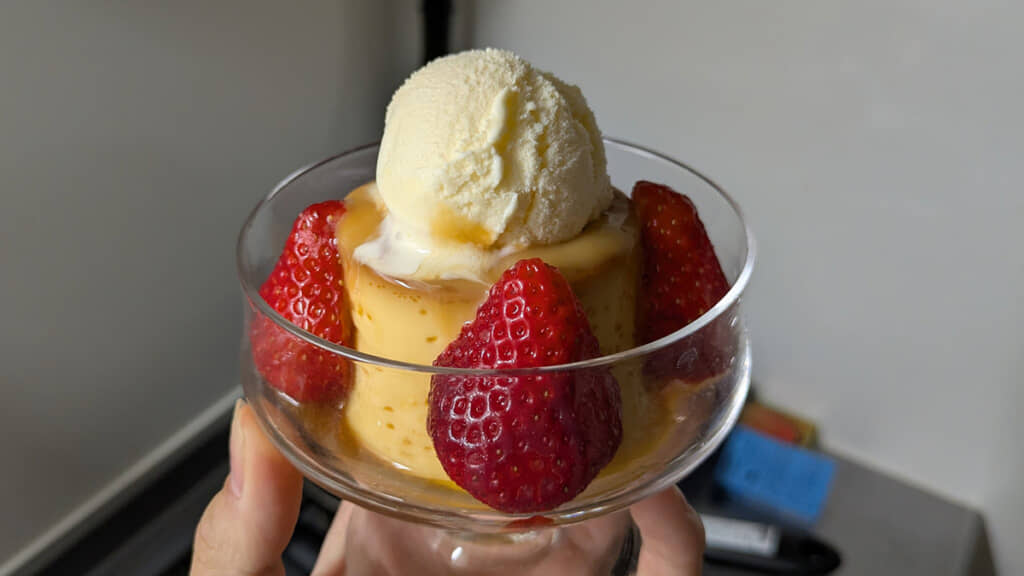 前夜の自分に感謝したくなる光景