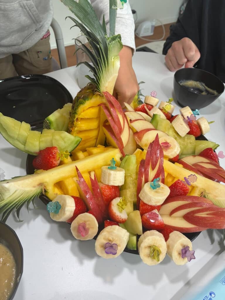 82歳祖母が用意したお手製フルーツ盛り