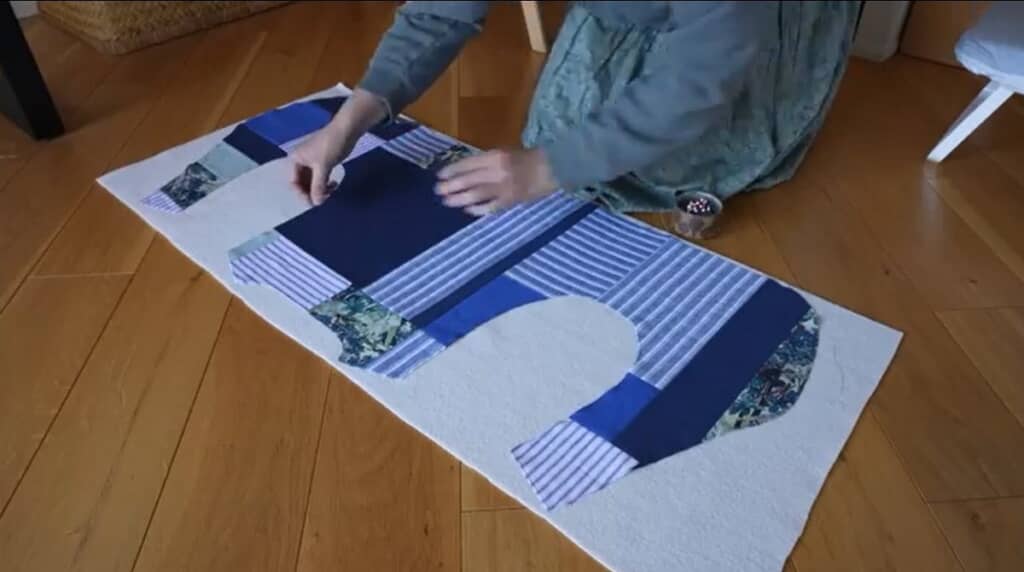 キルト芯を切ります