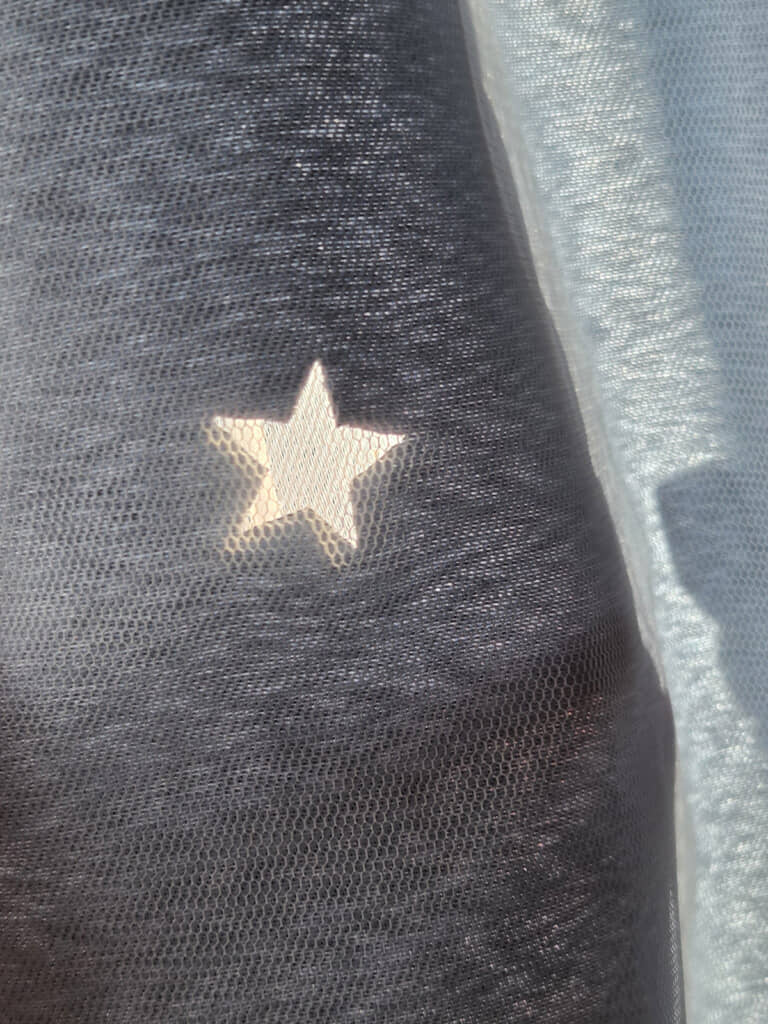 星柄のカーテン