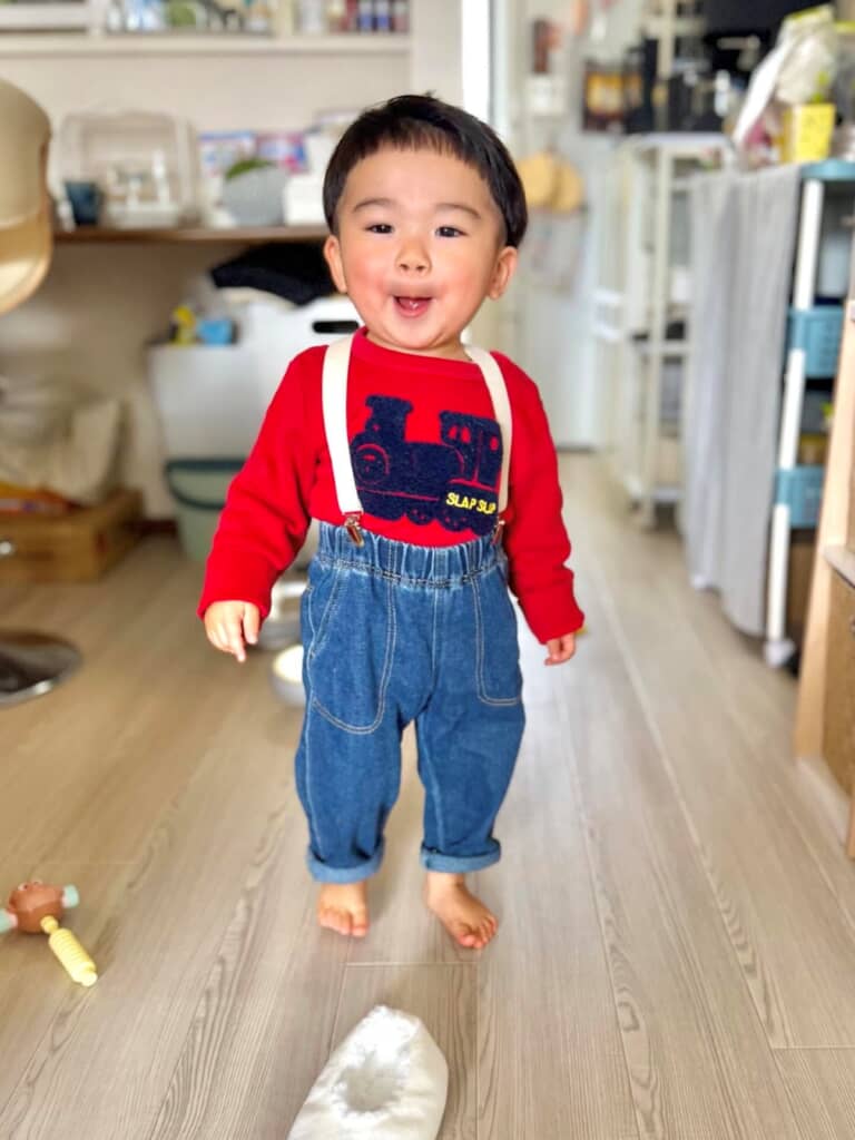 今日のコーデを撮りたいママ