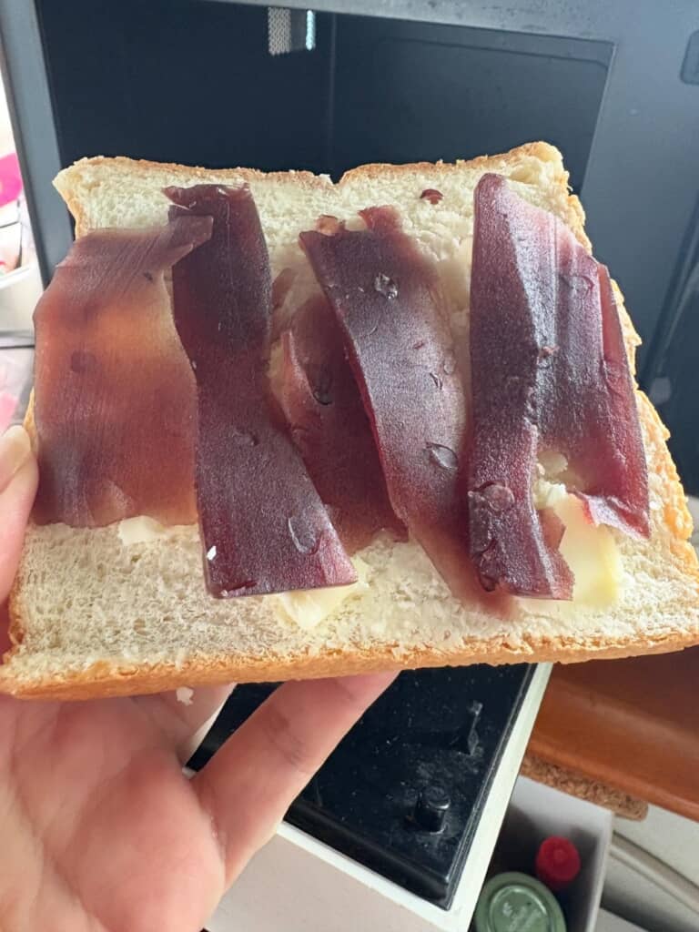 小栗羊羹をスライスするなんて目からウロコ！