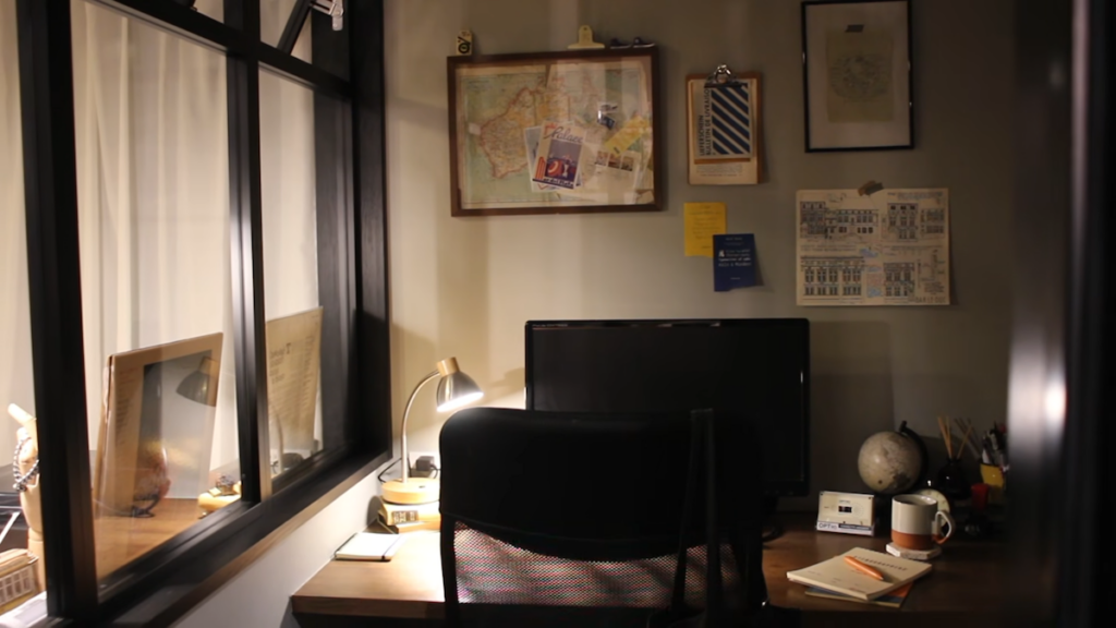 1.5畳の小さなワークスペース