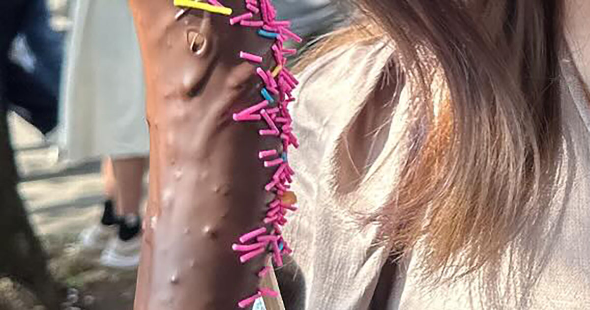 娘「さすがに食えん」→母が屋台のくじ引きに挑戦したら…… まさかの“景品”に「そりゃやり過ぎ」「2刀流でも足りない」(1/3) | ライフスタイル ねとらぼ