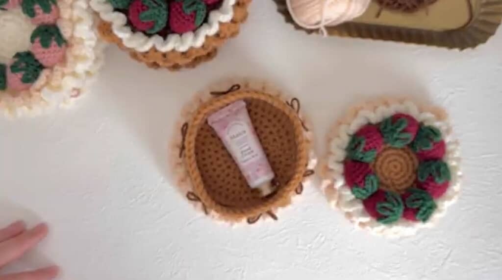 ハンドクリームを入れたところ