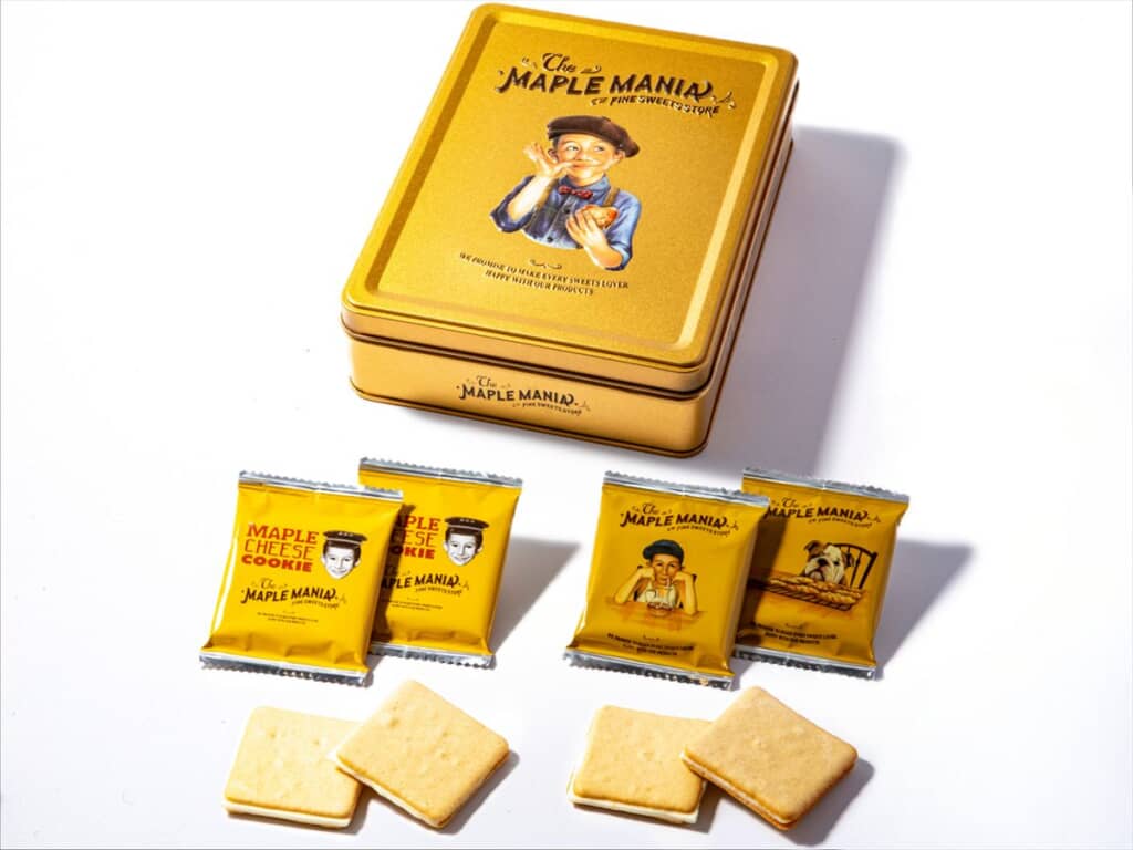 メープルクッキー詰合せ缶