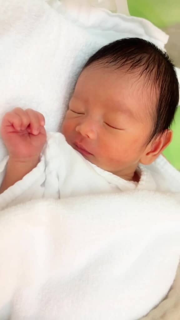 気持ちよさそうにスヤスヤ