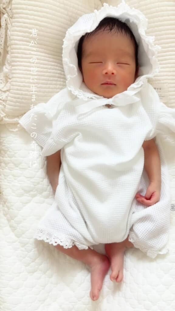 ベビードレス姿