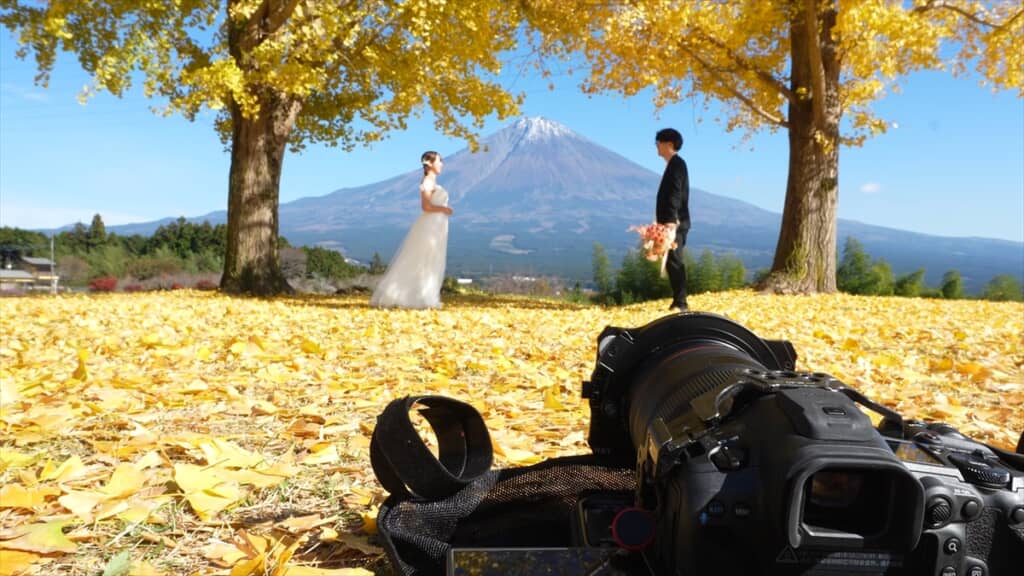 47都道府県でウエディングフォトを撮影している新婚カップル