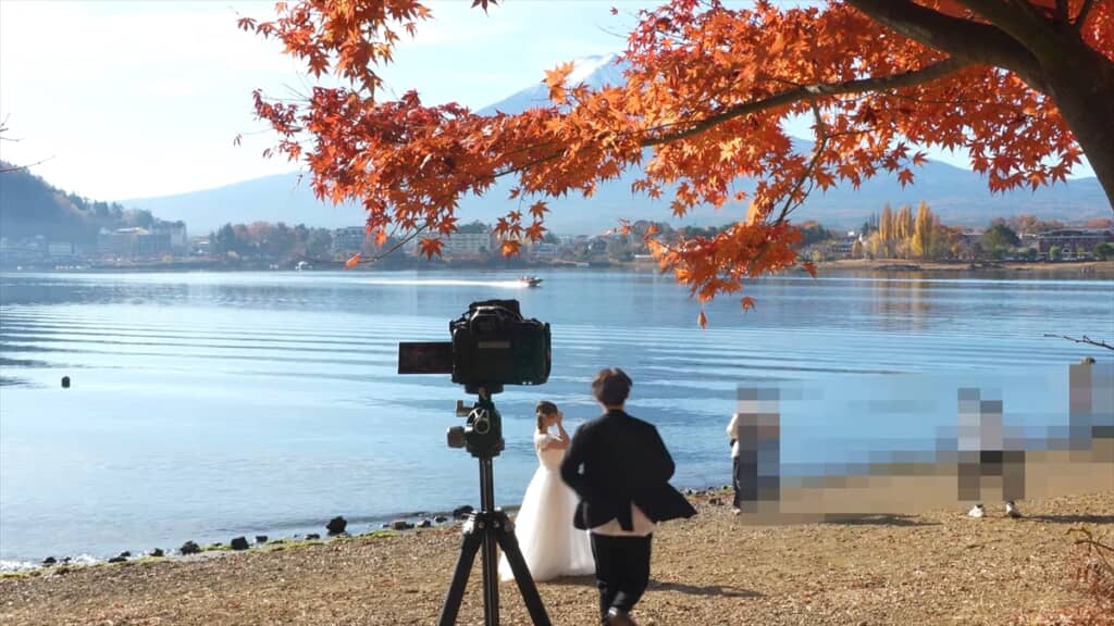 47都道府県でウエディングフォトを撮影している新婚カップル