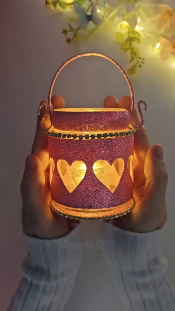 ガラスの空き瓶で作るキャンドルホルダー