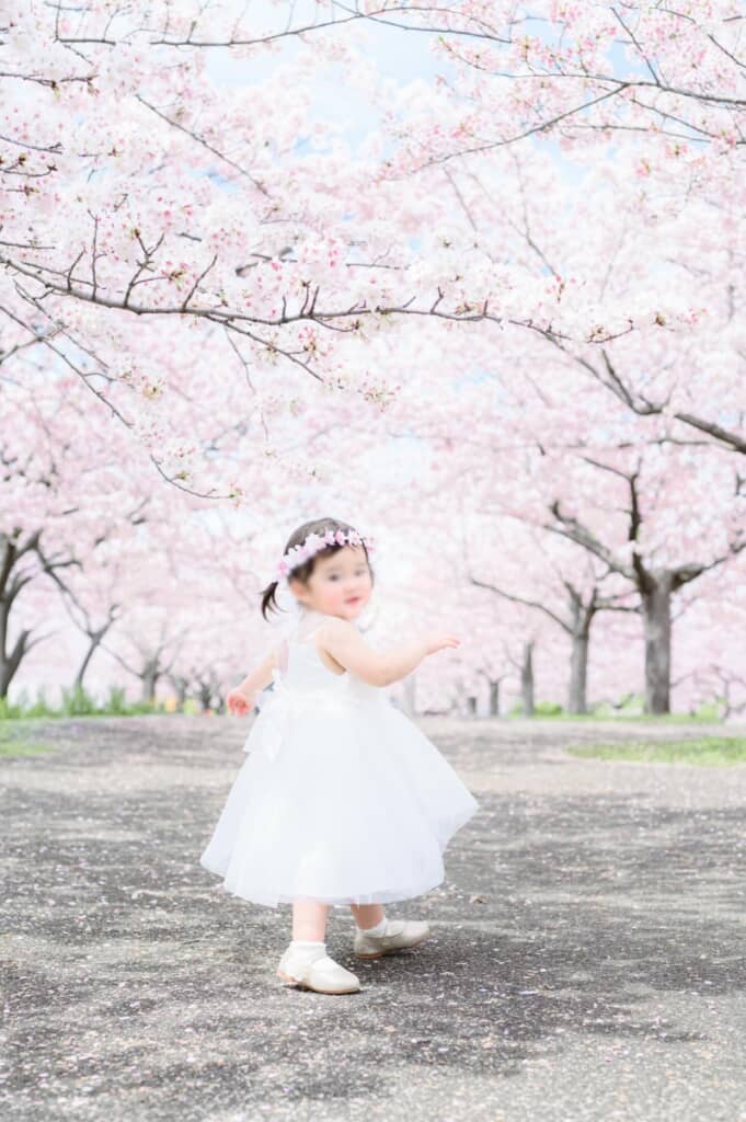 振り向きざまのショット