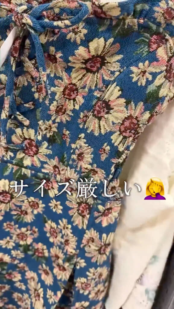 サイズが厳しい