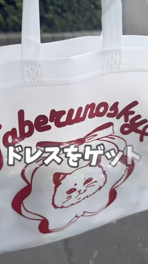無事ドレスをゲット