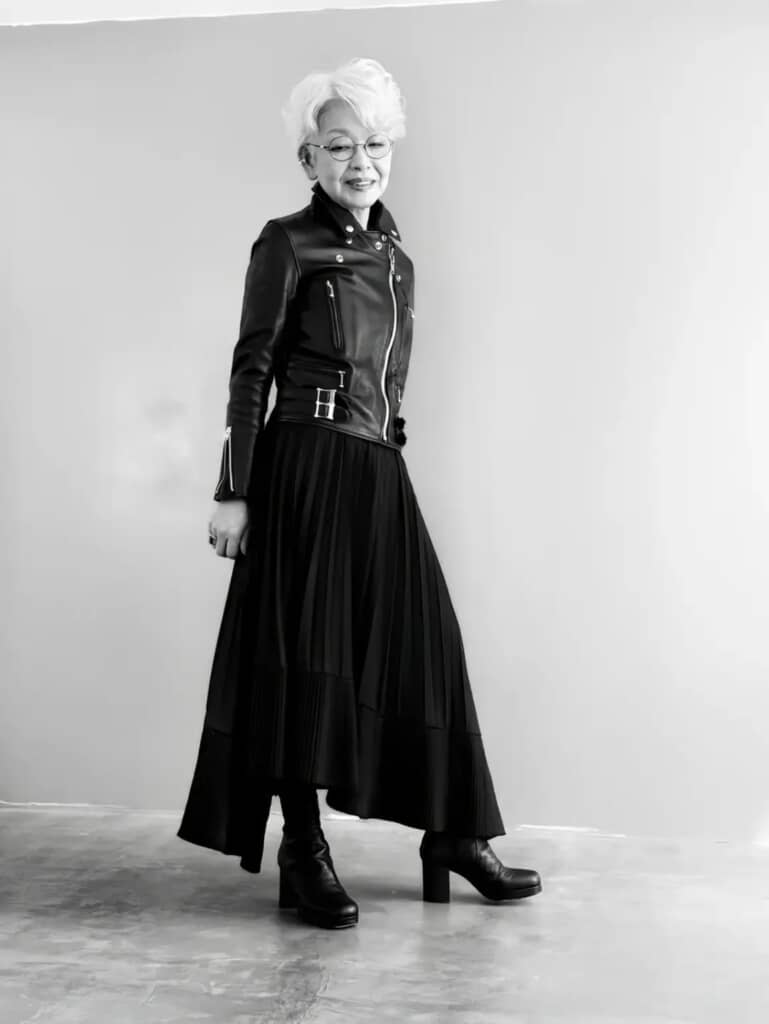 ライダースジャケットのスタイリッシュなコーデ