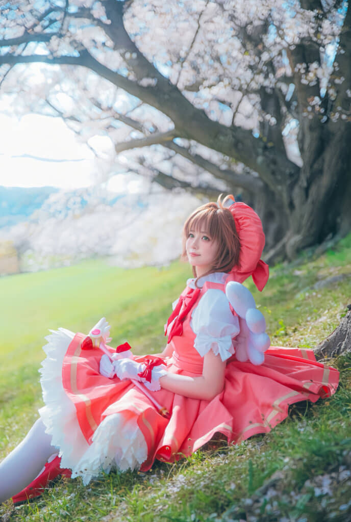 木の下から桜を眺めるショットも　撮影：kurage*さん（以下同）