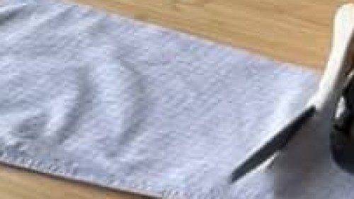 捨てる予定のワイシャツ→袖を切ってミシンで縫ったら……　“予想外の完成品”が460万再生「これ大好き！」「最高にクール」【海外】（1/2） | ハンドメイド ねとらぼ