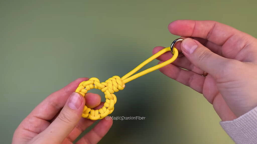 キーホルダーの完成！