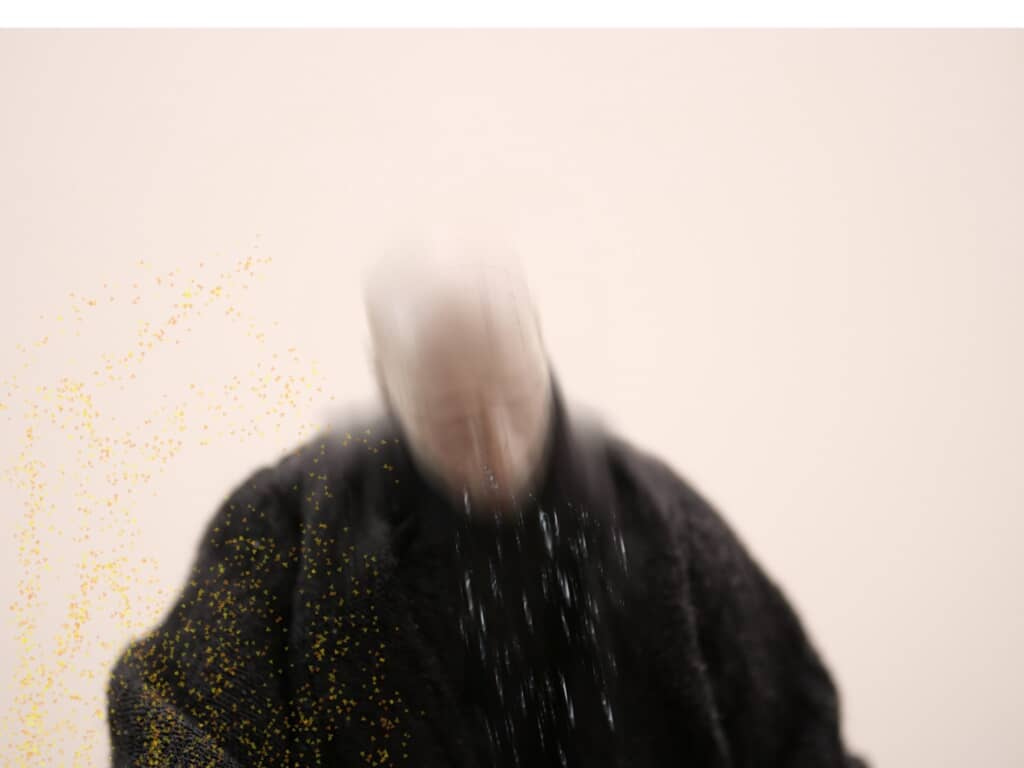 くしゃみをしていると思しきヴォルデモートの写真