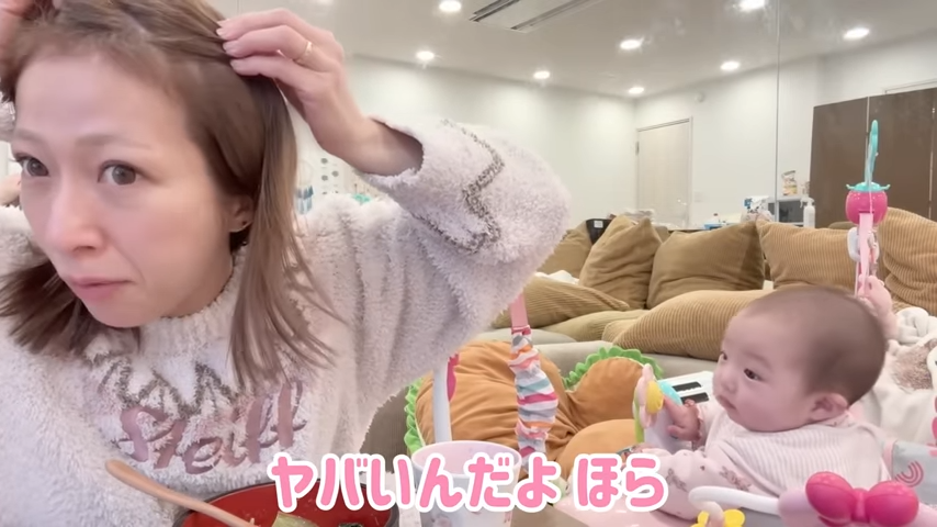 髪の毛の現実（画像はYouTubeから）