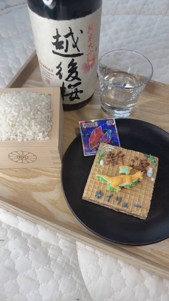 新潟県の名産品も添えました