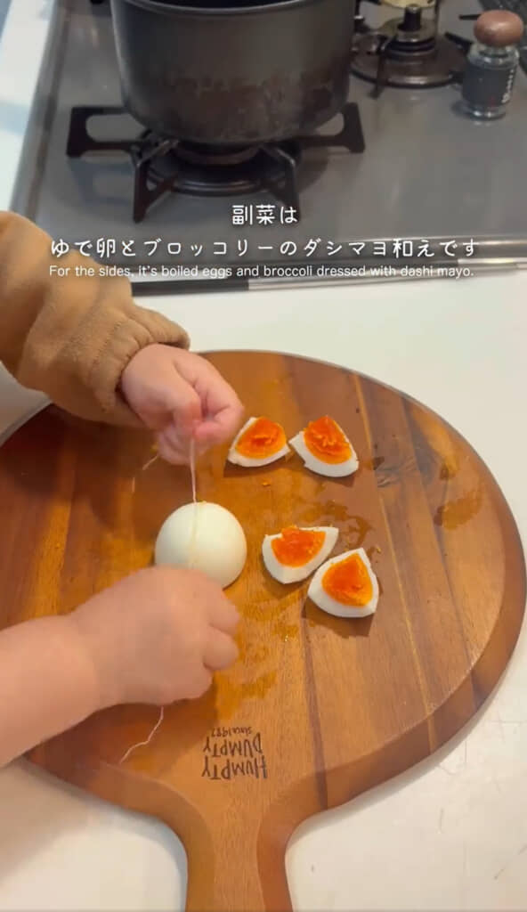 副菜作りもお手伝い