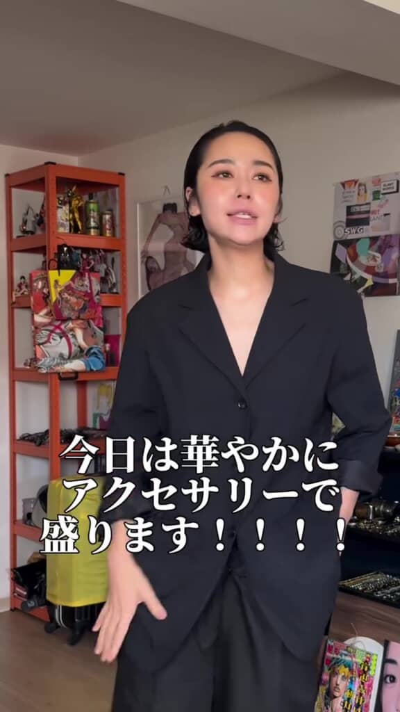 アクセサリーで盛ります