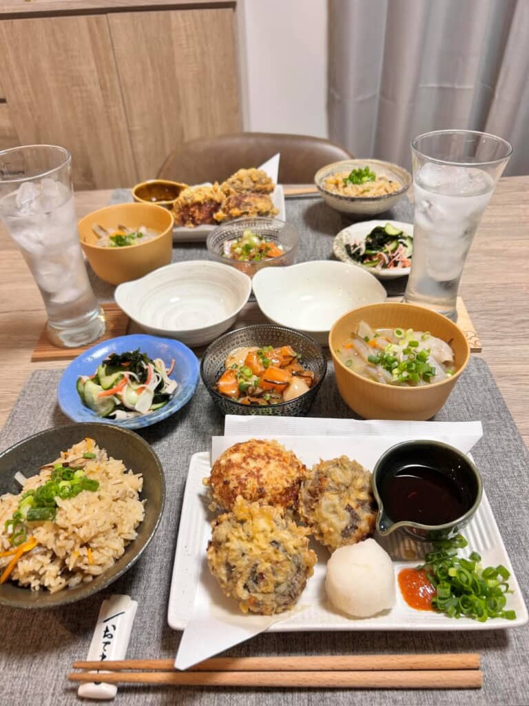 丁寧に作られた和食