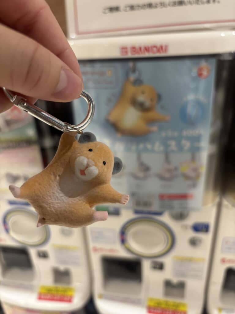 カプセルトイのハムスター