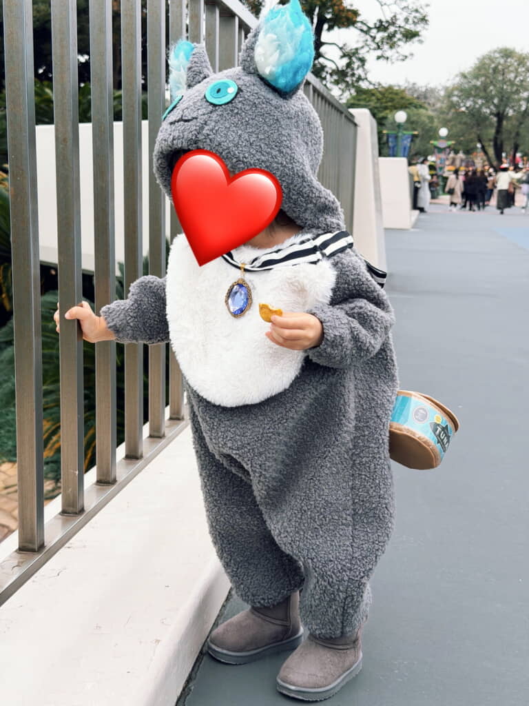 シルトルさんの手作り衣装を着た娘ちゃん